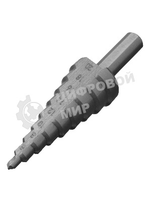 Сверло ступенчатое по металлу Сибртех 4-6-8-10-12-14-16-18-20 мм, 4241