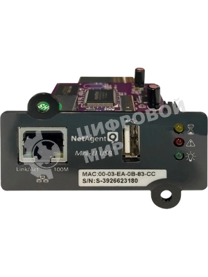 Адаптер SNMP Powercom DS807 10M/100M 1-port Internal NetAgent USB