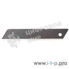 Лезвие Olfa (OL-LBB-10B) черный MAX сегментированное, 18х100х0,5 мм, 10 шт