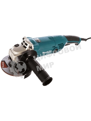 Угловая шлифовальная машина Makita GA5021 ф125мм GA5021 1050Вт,11000об\м,2.3кг,кор,муфта SJS,фикс вкл-ля,шлиф диск