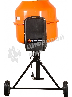 Бетономешалка Вихрь БМ-180 (74/1/4) 800 Вт, 180 л, чугунный венец, 32 об/мин