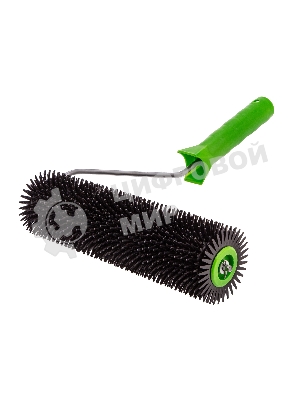 Валик игольчатый для наливных полов с ручкой Сибртех острая игла, 240 мм