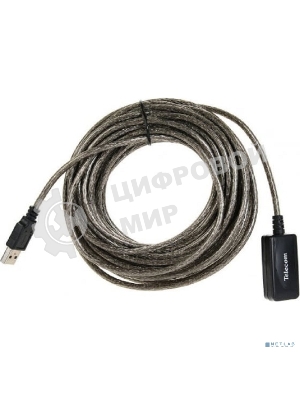 Кабель USB2.0-repeater, удлинительный активный Am-->Af 10м, Telecom
