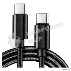Кабель 5bites TC202-612B Type-C, CM-CM, 60W, 1.2M, черный