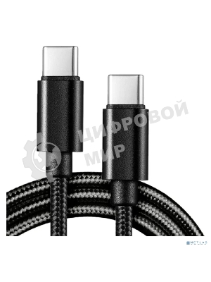 Кабель 5bites TC202-612B Type-C, CM-CM, 60W, 1.2M, черный