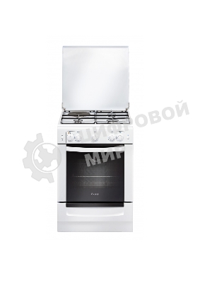 Плита комбинированная Gefest ПГЭ 6110-01 белый, конфорок 3 газовых и 1 электрическая, духовка 52 л, 60 см x 85 см x 60 см