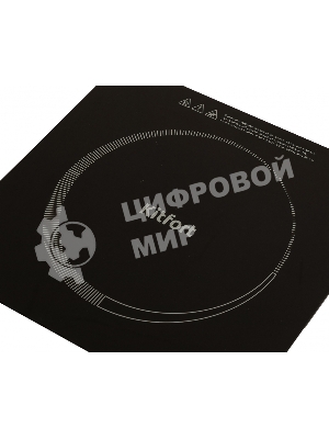 Плита электрическая Kitfort КТ-108 черный (настольная)