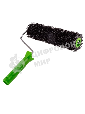 Валик игольчатый для наливных полов с ручкой Сибртех острая игла, 240 мм