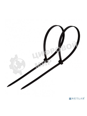 Хомут-стяжка кабельная нейлоновая PROconnect 200 x3,6 мм, черная, упаковка 100 шт.