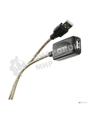 Кабель USB2.0-repeater, удлинительный активный Am-->Af 10м, Telecom