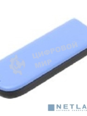 Флешка USB ADATA UV128 (AUV128-64G-RBE), 64Gb, USB 3.0, R/W 100/30, черный/синий