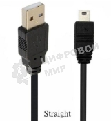 Кабель USB Type A на Mini USB прямой 1,5 м