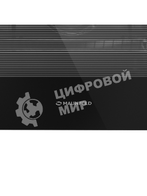 Шкаф духовой электрический Maunfeld AEOH60102B, 60л, дверца с 3 стеклами, черный