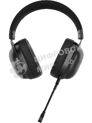 Гарнитура Acer AHW122 чёрный, проводная, USB, подсветка