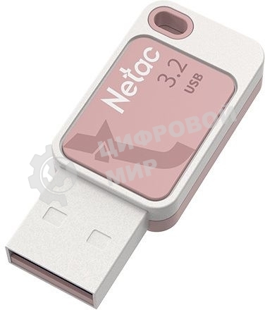 Флешка USB Netac UA31 (NT03UA31N-064G-20PK), 64Gb, USB 2.0, R/W 110/45, розовый/белый