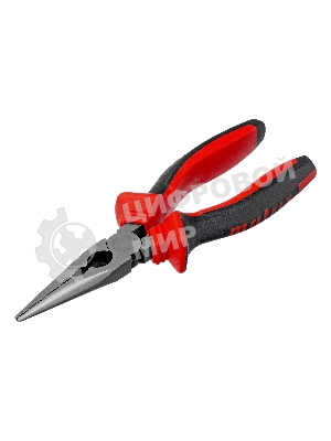 Длинногубцы прямые, 180 мм, хром-ванадий, двухкомпонентные рукоятки Matrix