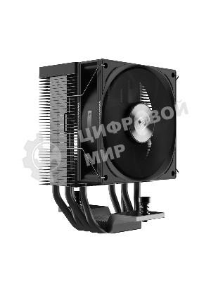 Кулер PCCooler R400 черный 92мм алюминий+медь 2200rpm 30db 4-pin 180W 133мм