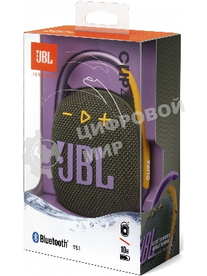 Портативная акустическая система JBL CLIP 4, зеленый