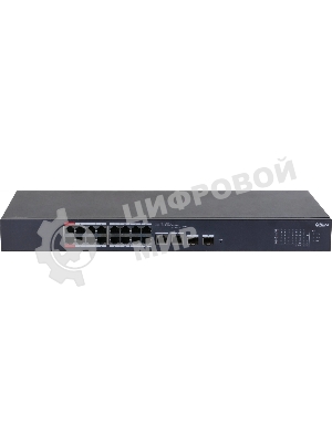 Коммутатор Dahua DH-CS4218-16ET-135 (L2) 16x100Мбит/с 2xКомбо (1000BASE-T/SFP) 16PoE 135W управляемый