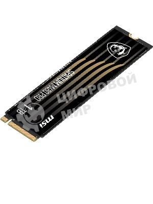 Накопитель SSD MSI SPATIUM M480 PRO, 1000Gb, M.2 2280, PCIe 4.0 x4, NVMe, R/W 7400/6000