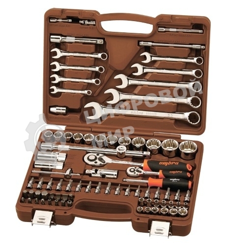 Набор инструментов OMBRA OMT82S12, 82 предмета