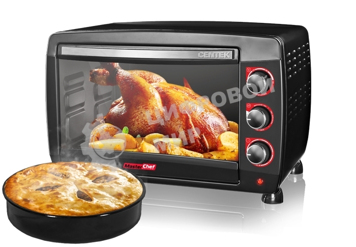 Мини-печь Centek CT-1532-46 (черн) 46л 2000 Вт,, таймер 90 мин, 4 режима, max 320°