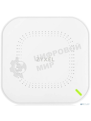 Гибридная точка доступа Zyxel NebulaFlex NWA50AX, WiFi 6, 802.11a/b/g/n/ac/ax (2,4 и 5 ГГц), MU-MIMO, антенны 2x2, до 575+1200 Мбит/с, 1xLAN GE, PoE, без поддержки Captive portal и WPA-Enterprise, защ
