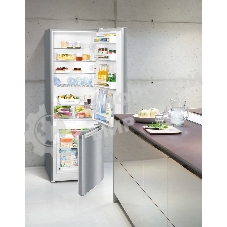 Холодильник Liebherr CUELE 2831-26 001 серебристый двухкамерный 212/53л морозилка снизу