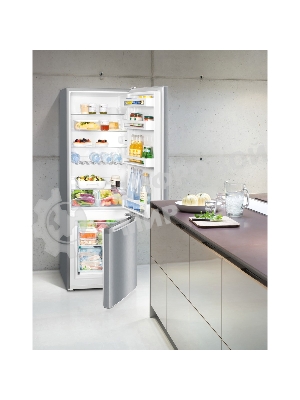 Холодильник Liebherr CUELE 2831-26 001 серебристый двухкамерный 212/53л морозилка снизу