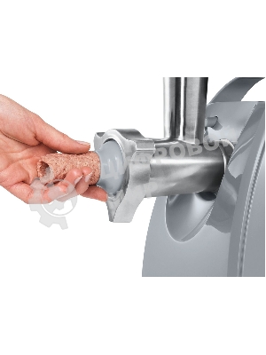 Мясорубка электрическая Bosch MFW 66020 белый/серый, 1800 Вт, 3.0 кг/мин, реверс, защита от перегрузки, насадки - 5