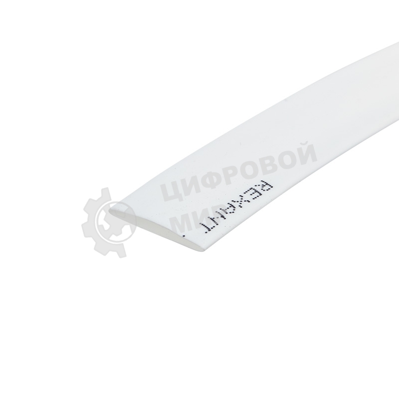 Трубка термоусаживаемая Rexant 10.0/5.0мм белый ролик 2.44м