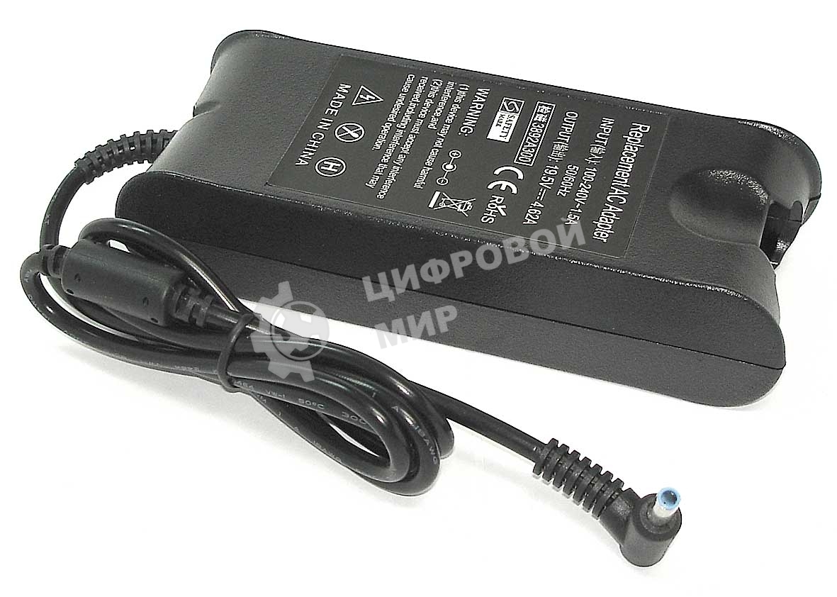 Блок питания (сетевой адаптер) для ноутбуков Dell 19,5V 4.62A 4.5x3.0 OEM
