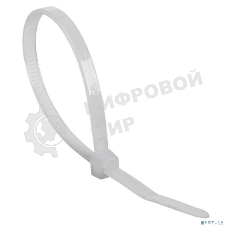Хомут кабельный Rexant 3.5х100 многоразовый нейл. СКМ-150 белый (уп. 100 шт)