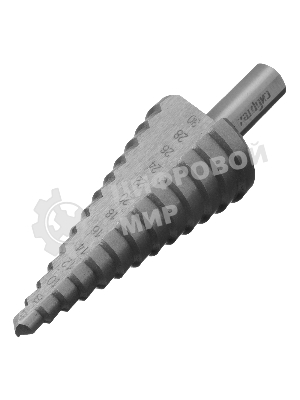 Сверло ступенчатое по металлу Сибртех 6-8-10-12-14-16-18-20-22-24-26-28-30 мм, 4241