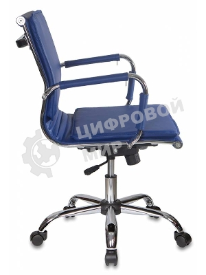 Кресло Бюрократ CH-993-Low/blue синий, экокожа