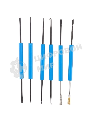 Набор монтажного инструмента для пайки Rexant, 6 предметов