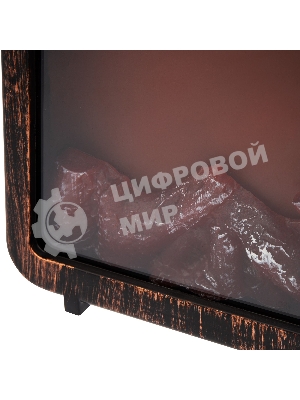 Светодиодный камин Neon-night Лофт с эффектом живого огня 17х10х24,5 см, 3хС (не в комплекте) и USB (в комплекте)