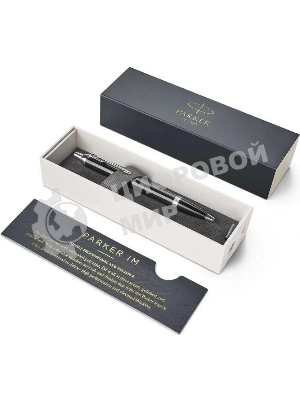 Ручка шариковая Parker IM Core K321 (CW1931665) Black CT, M, синие чернила, подарочная коробка