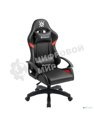 Кресло игровое Defender Sharm черный/крас, класс 2, PU