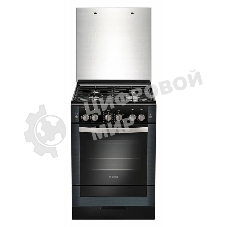 Плита газовая Gefest ПГ 6300-02 0046 черный, конфорок 4 шт, духовка 52 л, 60 см x 85 см x 60 см