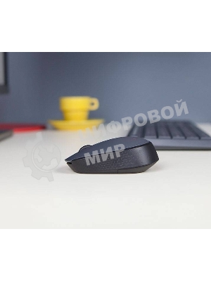 Мышь беспроводная Logitech M170 черный/темно-серый, 1000 dpi, радиоканал, USB, кнопки - 3