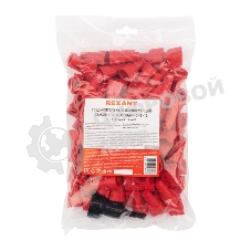 Соединительный изолирующий зажим Rexant с лепестками СИЗ-13 ø 13 мм (0,75-10 мм²), красный (100 шт./уп.)