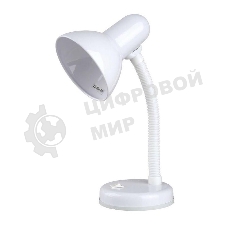 Camelion KD-301 С01 белый (Светильник настольный,230V 60W)