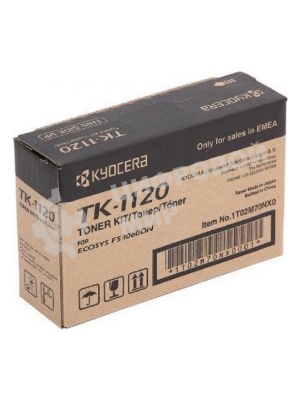 Картридж лазерный Kyocera TK-1120 (1T02M70NX0/1T02M70NXV/1T02M70NX1) черный для FS-1060DN/1025MFP/1125MFP 3000 стр.