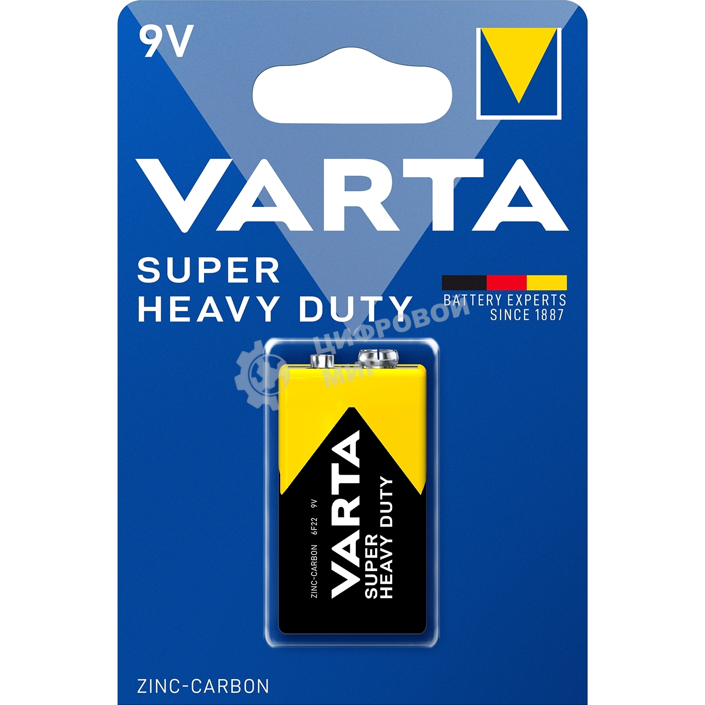 Батарейка VARTA SUPERLIFE 9V бл. 1