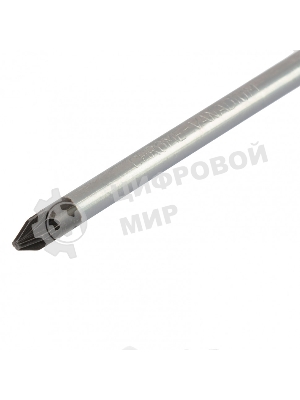 Отвертка Сибртех PZ2 х 100 мм, CrV, двухкомпонентная рукоятка