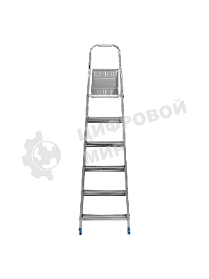 Стремянка Сибртех 6 ступеней, стальная, оцинкованная