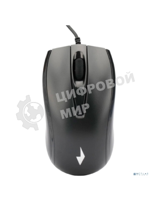 Мышь проводная Gembird MOP-110 черный, 1000 dpi, USB, кнопки - 3