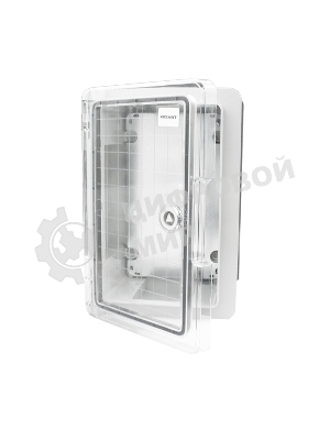 Корпус пластиковый ЩМПп Rexant с прозрачной дверцей и монтажной панелью 300х200х130мм, ABS, УХЛ1, IP65