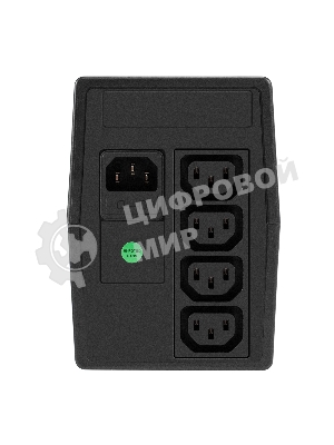 Источник бесперебойного питания ExeGate Power NB-1000.LED.AVR.4C13 (1000VA/650W, LED, AVR, 4*C13, батарея 12V 9Ah, черный)